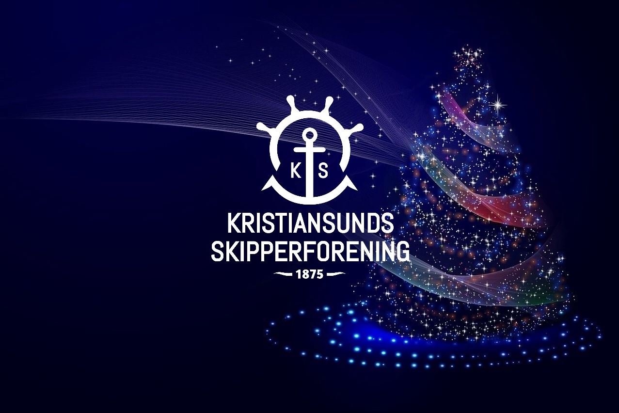 Skipperforeningens logo med juletema